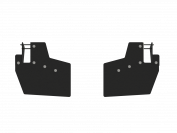 Брызговики задние для POLARIS RZR PRO XP 2019 -, STORM, арт. MP 0546