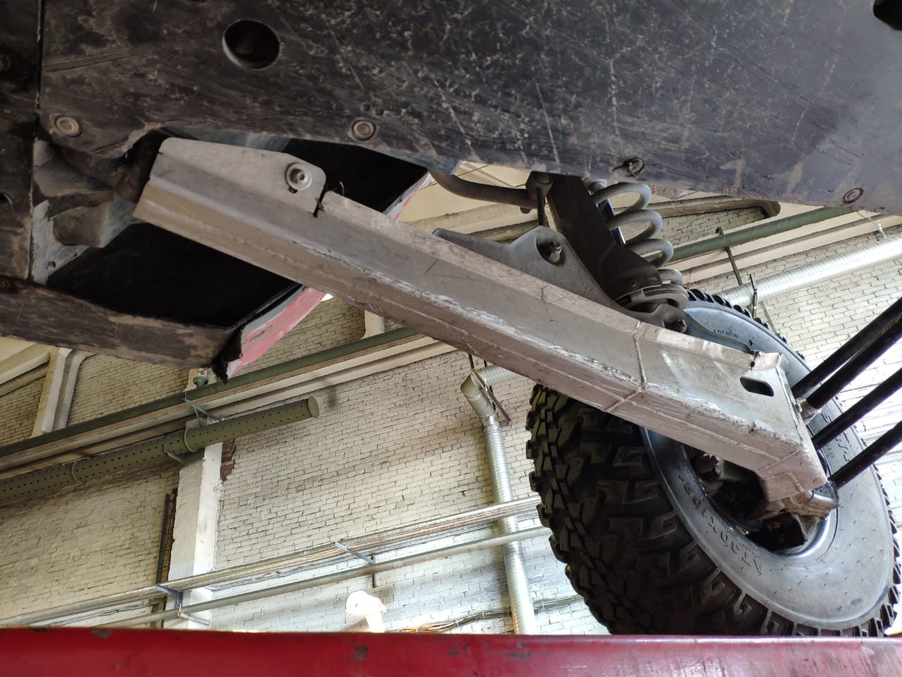 Защита задних рычагов для CAN-AM Maverick X3 2017-, алюминий 4 мм, STORM, арт. 4090