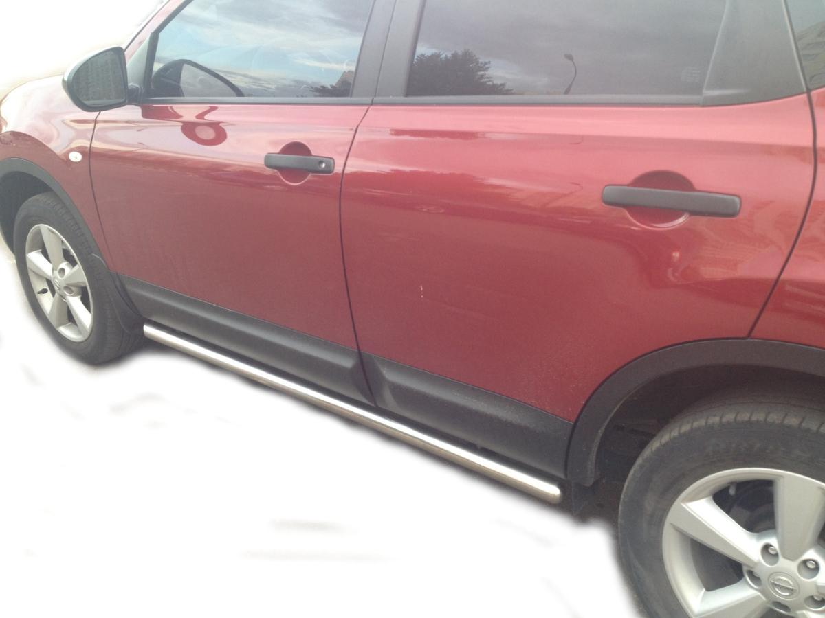 Защита штатного порога труба для автомобиля NISSAN Qashqai 2008. NQ.11.32, Россия