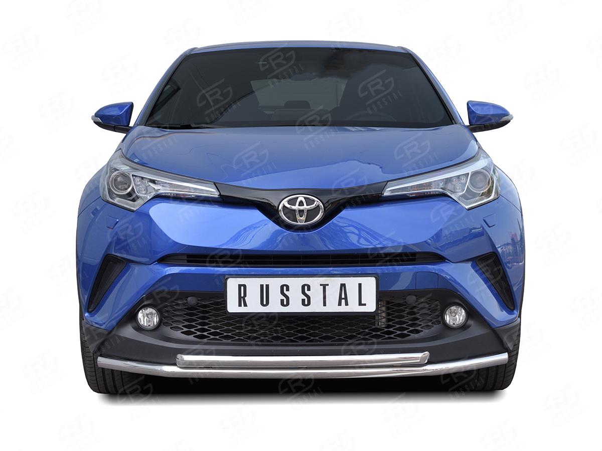 Защита переднего бампера d42 секции-d42 дуга TCHZ-003024 для автомобиля TOYOTA C-HR 2018-, Slitkoff