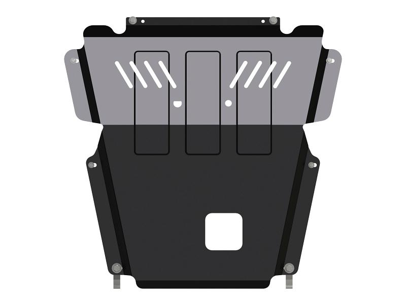 Защита картера и КПП для LADA X Ray  2015-, V-1.6 MT, Sheriff, сталь 2,0 мм, арт. 27.3104