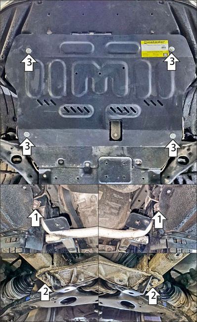 Ковер багажный модельный высокий борт для FAW Oley 2014-, Элерон 73905