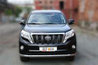 Защита передняя D 76,1 для Toyota Land Cruiser Prado(Тойота Ленд Крузер Прадо), ALFeco арт. LC150-14.03