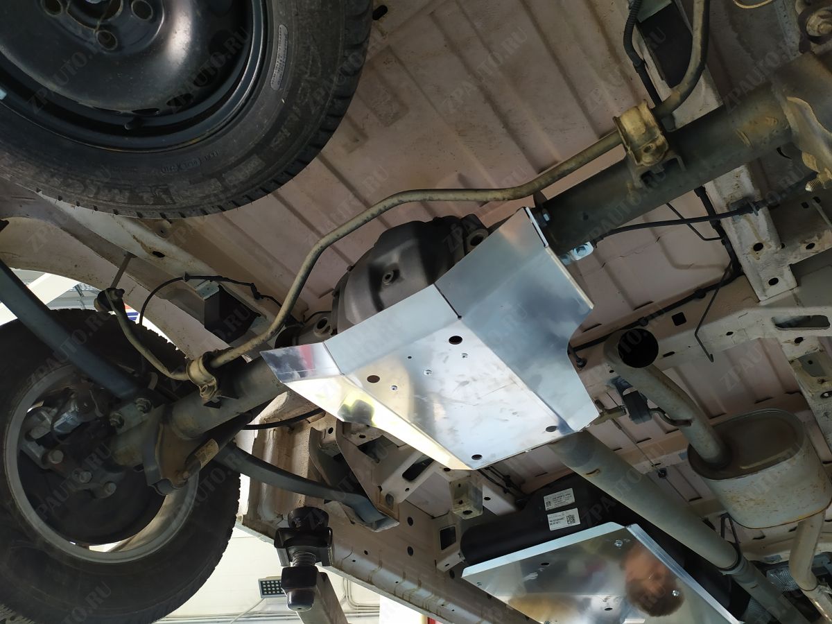 26.15АВС ЗАЩИТА РЕДУКТОРА ЗАДНЕГО МОСТА VW CRAFTER (2019-); 2.0 TDI 140Л.С.; 4WD (АЛЮМИНИЙ 4 ММ)