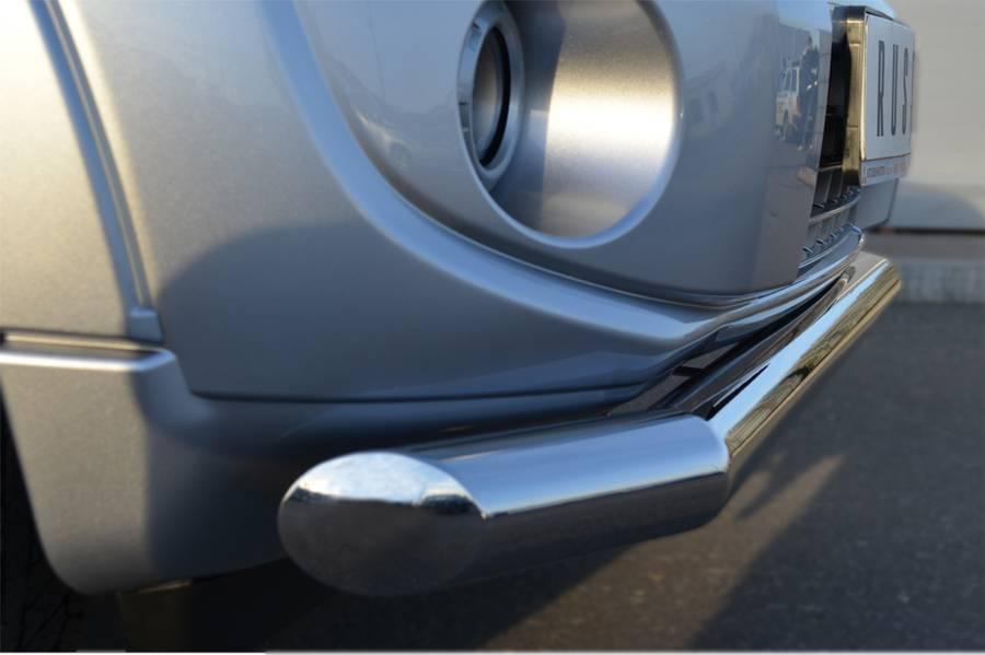 Защита переднего бампера d76 для Mitsubishi Pajero 4 2012, Slitkoff MP4Z-001036