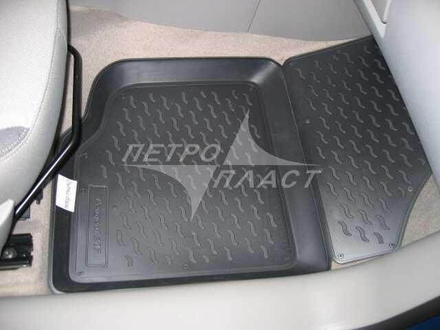 Ковры в салон для автомобиля Peugeot 207 2006- (Пежо 207), Петропласт PPL-10735113