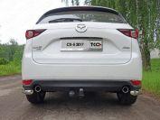 Защита задняя (уголки) 60,3 мм для автомобиля Mazda CX-5 2017-, TCC Тюнинг MAZCX517-40