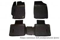 Ковры салонные модельные Soft высокий борт для BMW X3 E83 2003-2010, Элерон 62412