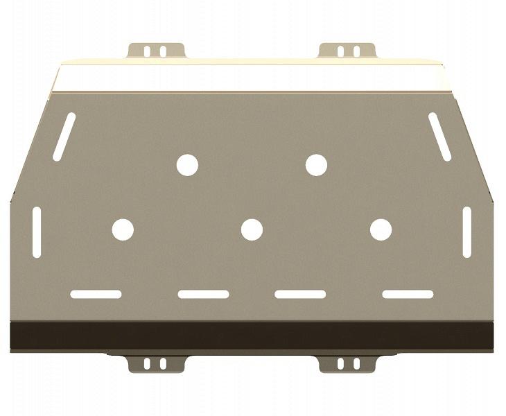 Алюминиевая защита топл. бака на Nissan Patrol /5 дв, алюминий 5 мм, Sheriff (Шериф) 15.2280