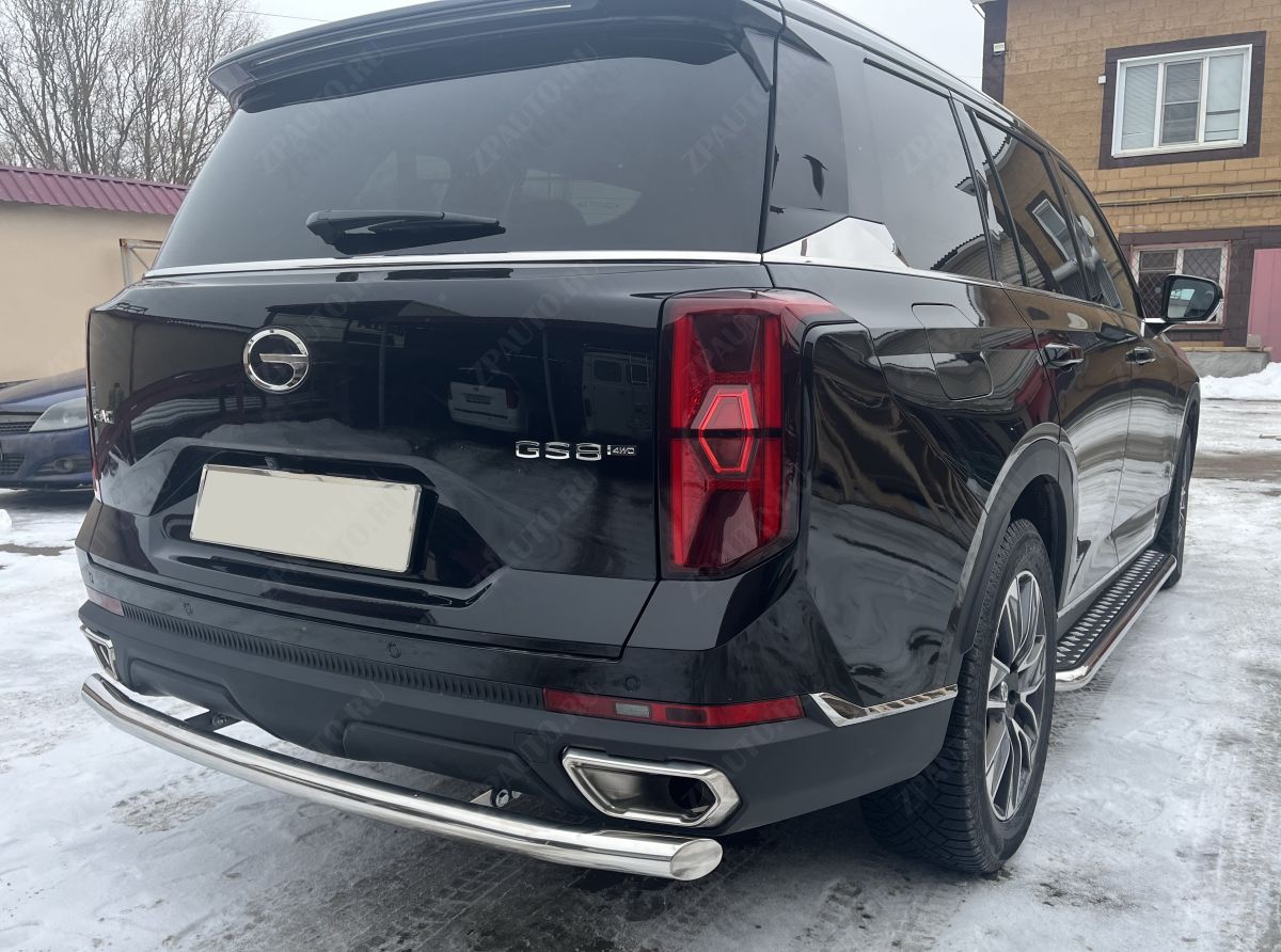 Защита заднего бампера  для автомобиля GAC GS8 2023 арт. GAC.GS8.23.11