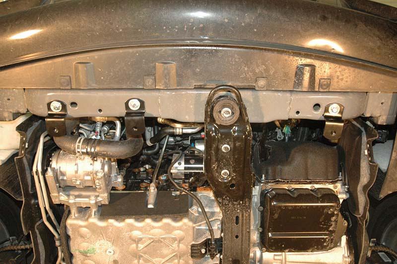 Защита картера и КПП для CHRYSLER Grand Voyager  2007 - 2011, V-2,8 DIZ, Sheriff, сталь 2,5 мм, арт. 04.1505