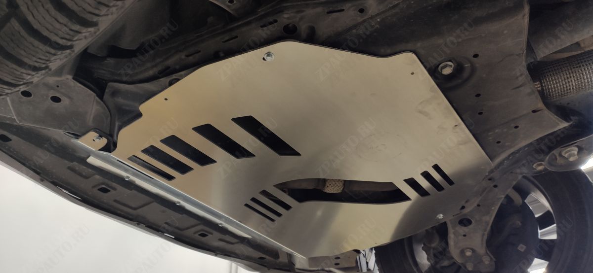 48.05ABC Защита картера ДВС и КПП CHANGAN CS95 PLUS, (2023-) (Алюминий 4мм)