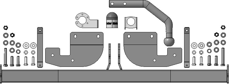 Фаркоп для Hyundai Elantra, тип шара A, Motodor арт. 90911-A