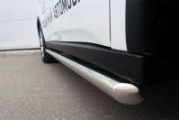 Пороги труба d57 вариант 1 для Mitsubishi Outlander 2014, Русталь MORT-001893, Slitkoff