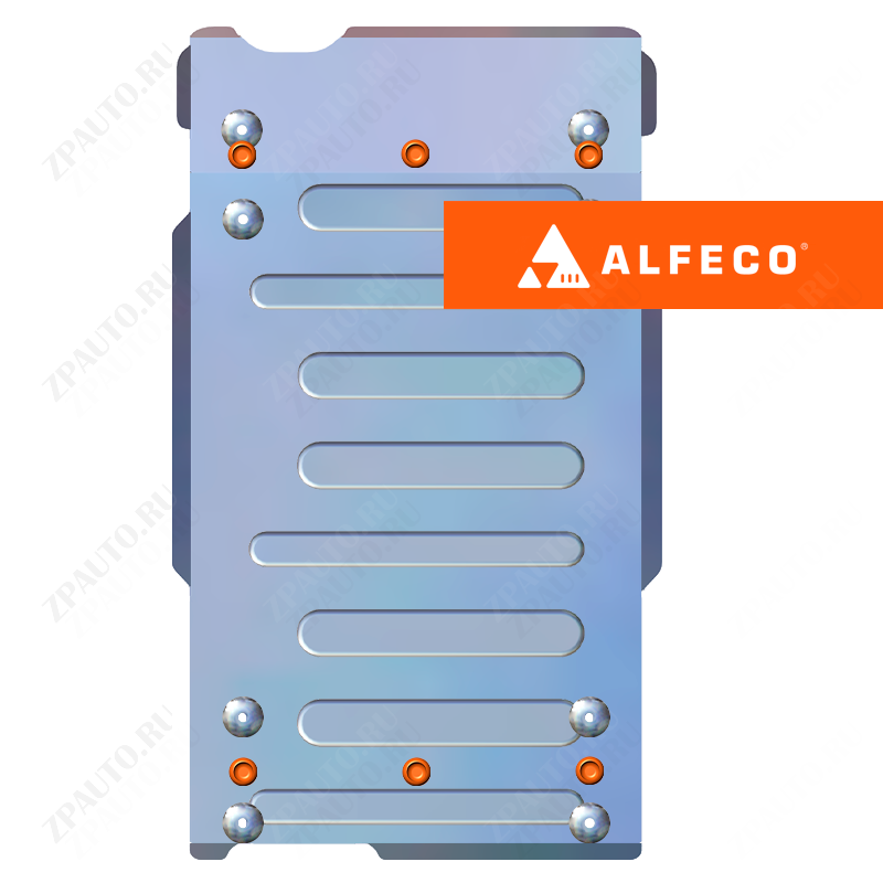 Защита  КПП и РК Discovery 2 1998-2004 V-2,0; 2,5 TD; 3,9; 4,0 , ALFeco, алюминий 4мм, арт. ALF3803al