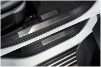 Накладки на пластиковые пороги (лист шлифованный) 4шт Changan CS35 plus2WD 1.5T 2023- арт. CHANCS35PL23-04