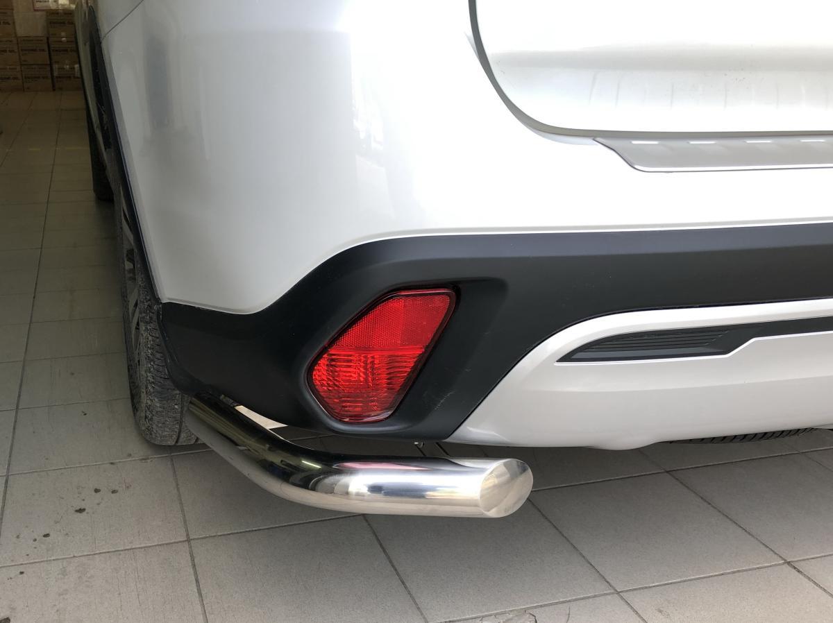 Защита заднего бампера угловая для автомобиля Mitsubishi Outlander 2019, Россия MSO.19.17