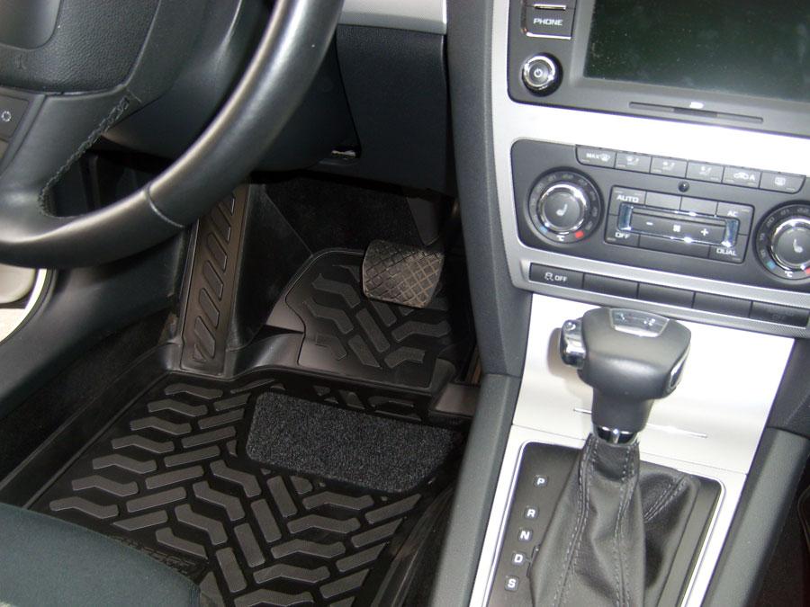 Ковры салонные модельные высокий борт 3D с подпятником для Skoda Octavia A5 2004-2013, Элерон 61624