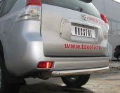 Защита заднего бампера d76 для Toyota Land Cruiser Prado 150, Slitkoff PNZ-000480