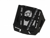 Вынос радиатора (черный) для Русская Механика 800 DUO 2018-, алюминий 3 мм, STORM, арт. MP 0520