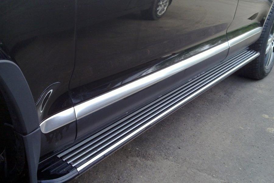 Пороги Side Step для Volkswagen Touareg 2002-2010, ZD-TG-001, Китай