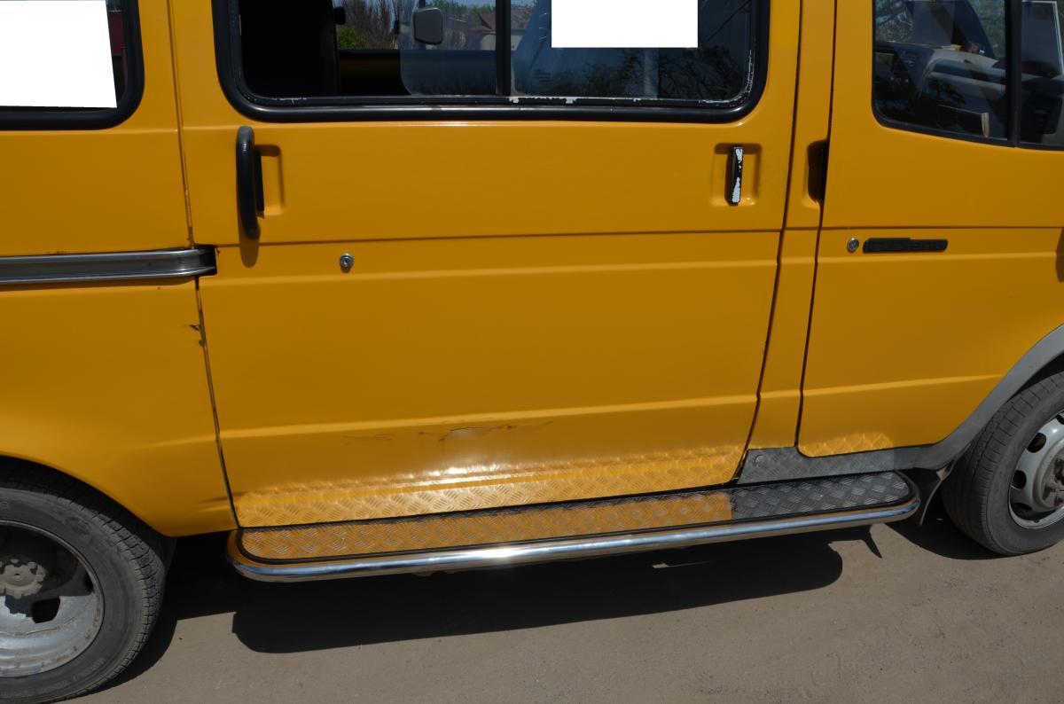 Пороги с накладным листом (пассажирская сторона) для автомобиля Газ ГАЗель ГАЗ 27057 арт. GAZ.27.41-2