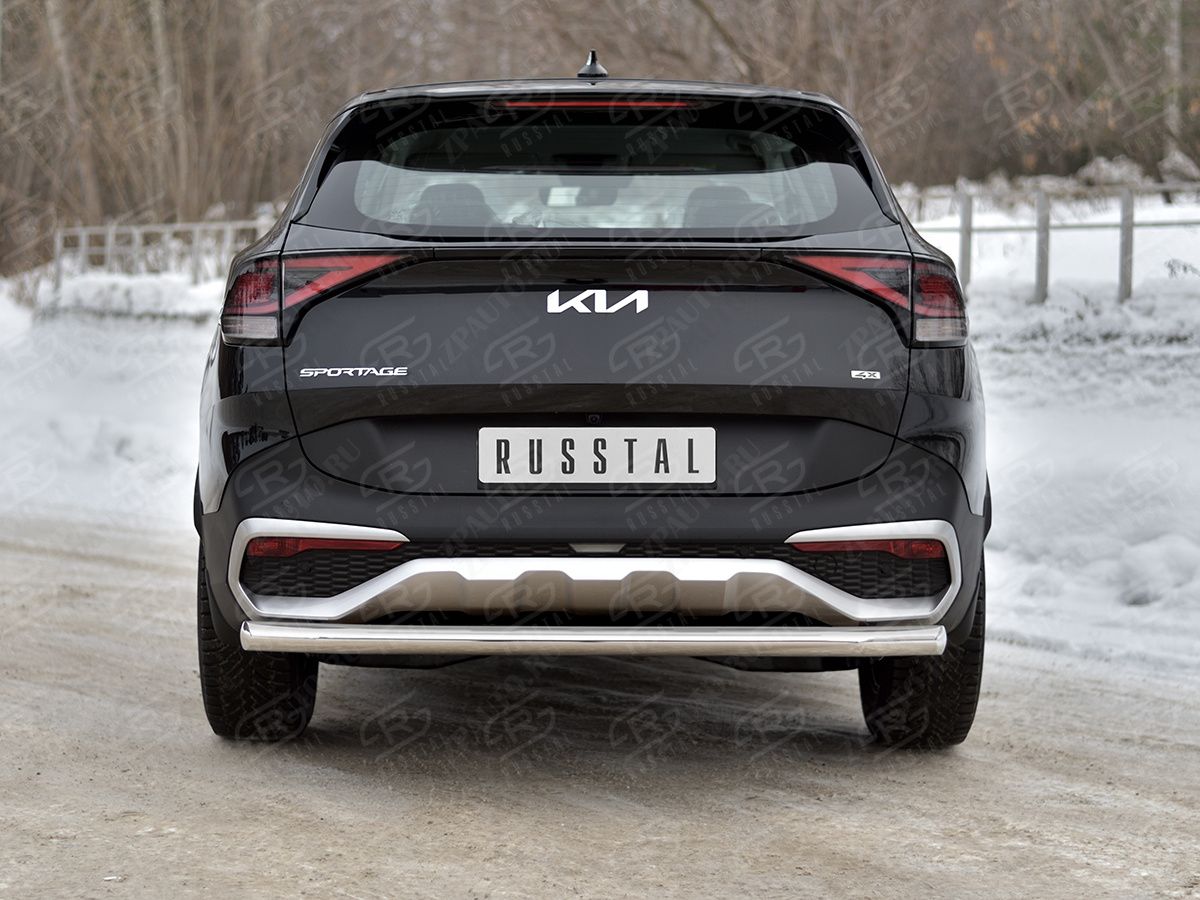 KIA SPORTAGE 2021- Защита заднего бампера d57 секции (NOT STYLE AND X-LINE) KSZ-004034