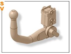 ТСУ для MERCEDES GLE 2015-2018/MERCEDES M-Class W166 2011-, тип шара: F, Aragon, арт. E4117DS