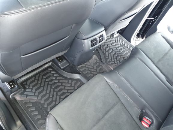 Ковры модельные (высокий борт) для Mercedes-Benz X-Class (2017-) (3D с подпятником), Элерон, арт. 62511