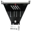 Защита картера АвтоБроня для ВАЗ 2107 (V - все) 1982-2012, штампованная, сталь 1.8 мм, с крепежом, 111.06004.1