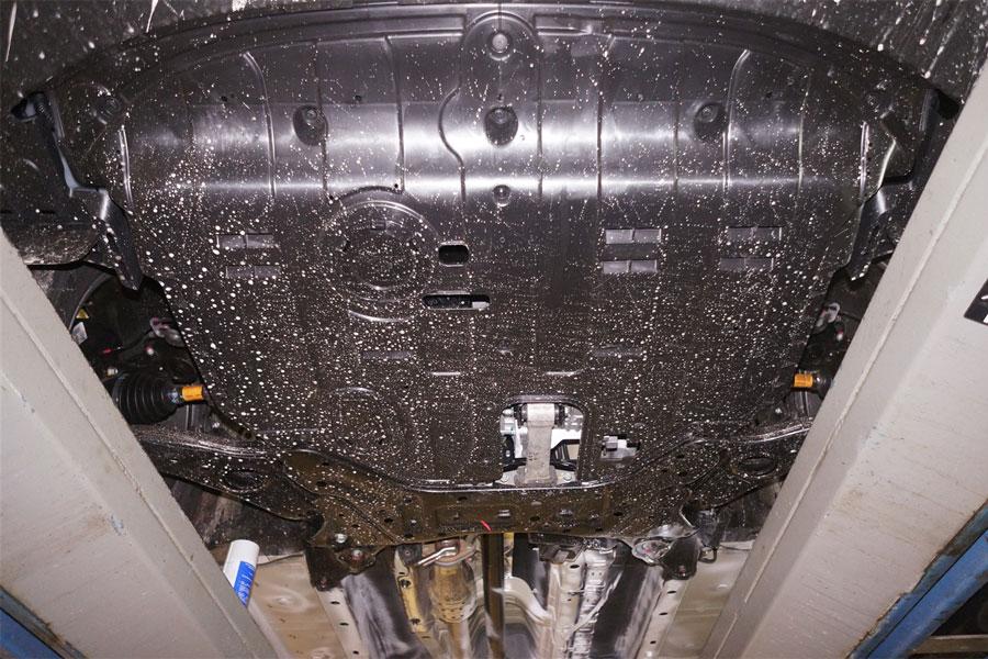 Защита картера и КПП АВС-Дизайн для Kia Sorento 2012- (алюминий 4,0 мм), 11.11ABC