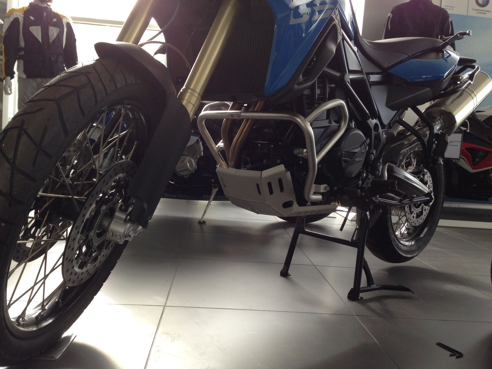 Защита картера для BMW F800GS, 800GS Adventure, F700GS 2014-, алюминий 4 мм, STORM, арт. 2615