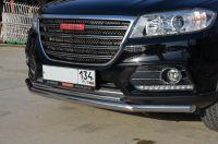 Защита переднего бампера для автомобиля Haval H6 2017. GWH6.17.04, Россия