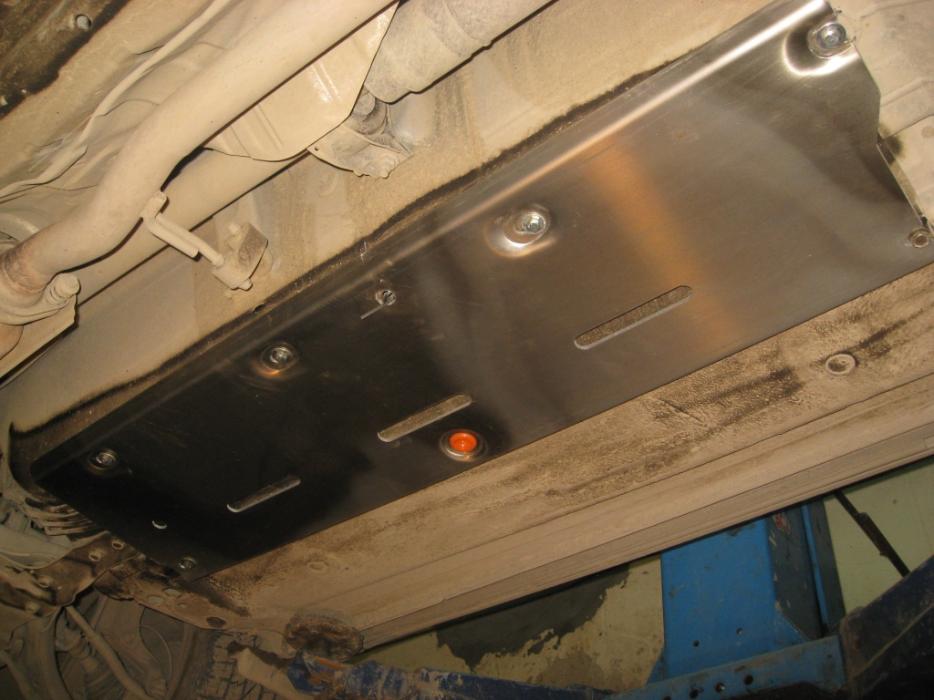 Защита  топливопровода Renault Koleos II 2016-2020 V-all , ALFeco, алюминий 4мм, арт. ALF1549al-1