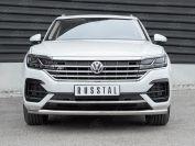 Защита переднего бампера d63 секции VWTZ-003060 для автомобиля VOLKSWAGEN TOUAREG 2018-, РусСталь