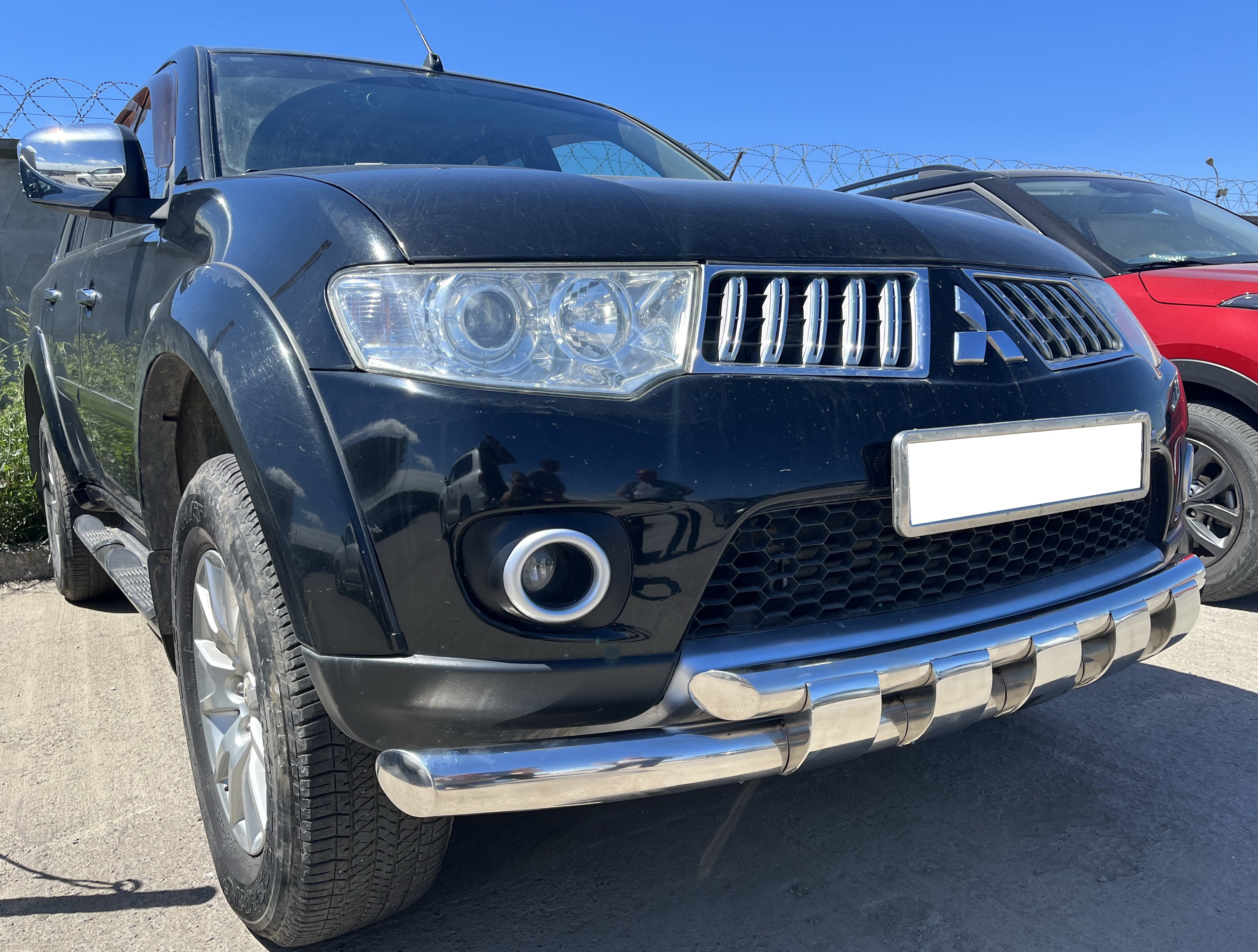 Защита переднего бампера (G ) для автомобиля MITSUBISHI Pajero Sport 2008, Россия MSPS.08.05