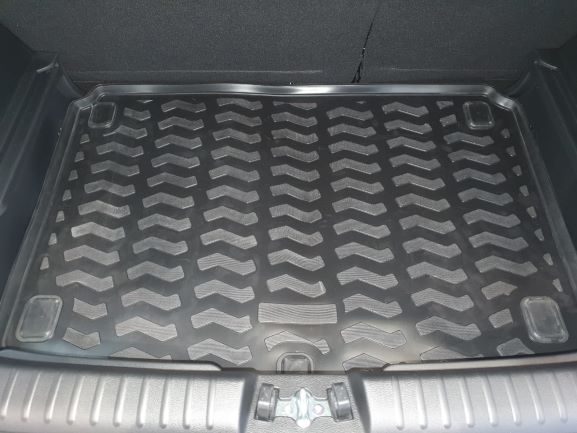 Ковер багажный модельный (высокий борт) для Kia Soul (SK3) (2019-) , нижний, Элерон, арт. 70857