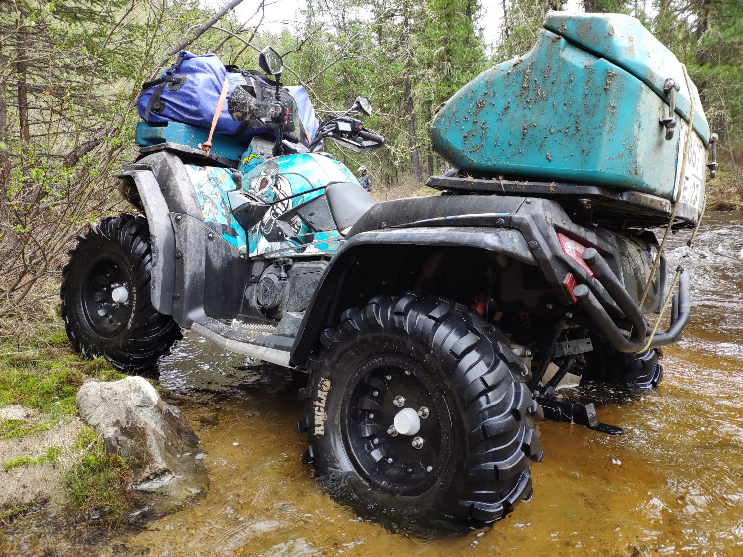 Диск ATV 4х137 Black, STORM, арт. MP 0420 V1 4х137 Black