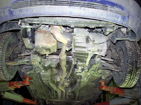 08.0551 Защита картера и КПП Ford Fiesta двигатель: JJAWY26642 JH V-1.3 (1999-2002) (сталь 2,0 мм)