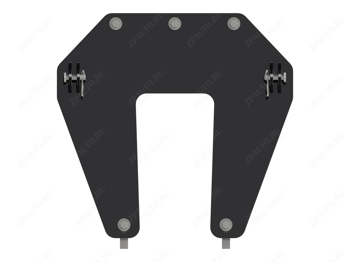 Площадка для крепления снегового отвала для YAMAHA Viking  2014-16, сталь 5 мм, STORM, арт. MP 0147