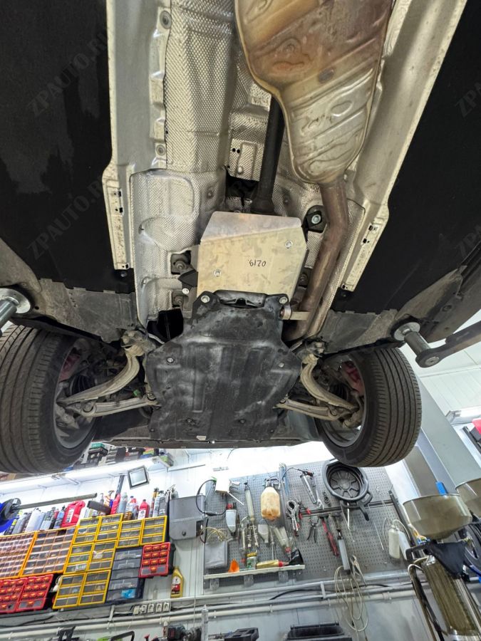 02.19ABC Защита РК Audi Q5 (2025-) (Алюминий 4мм)