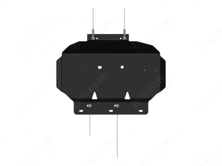 Защита картера для NISSAN Pathfinder  2010 - 2014, V-3,0D, Sheriff, сталь 2,5 мм, арт. 15.0757 V2 CP