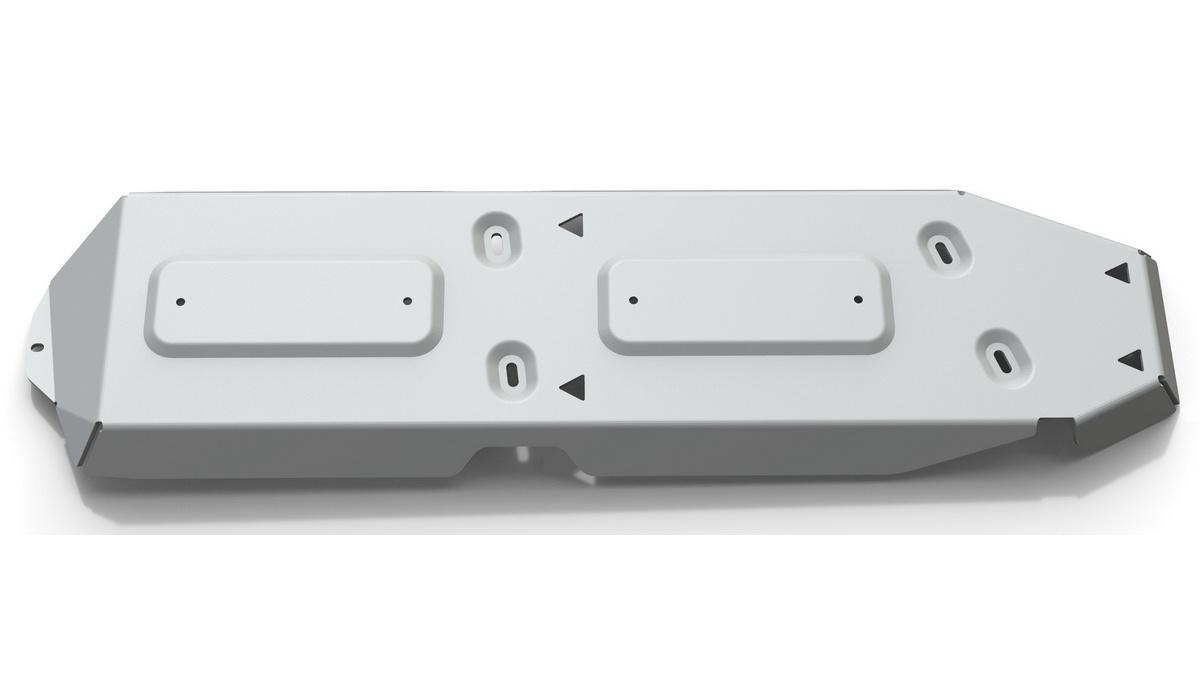 Защита топливного бака Rival для Volkswagen Amarok 2010-2016, штампованная, алюминий 6 мм, с крепежом, 2333.5821.1.6