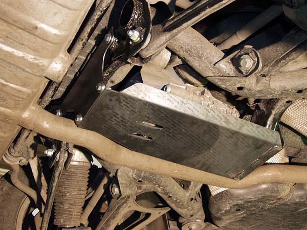 Защита редуктора для VOLKSWAGEN Touareg  2003 - 2010, V-3,2; 3,6; 2,5TDI; 3,0TDI, Sheriff, сталь 2,5 мм, арт. 26.0880