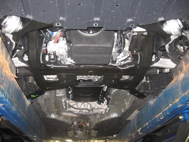 Защита картера и КПП для JAGUAR Jaguar XF  2016-, V-3.0 АТ 2 wd/4wd, Sheriff, алюминий 4 мм, арт. 28.3331