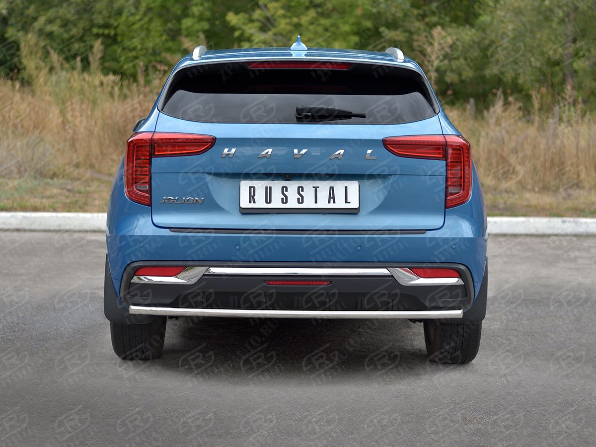 HAVAL JOLION 1.5 2WD 2021- Защита заднего бампера d42 секции HJOLZ-003992