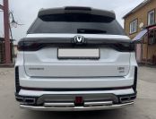 Защита заднего бампера двойная для автомобиля Changan CS95 2023 арт. CGCS95.23.16