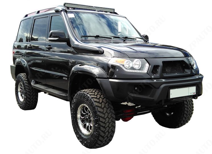 ABC.UAZ.FB.02P БАМПЕР АВС-ДИЗАЙН ПЕРЕДНИЙ UAZ ПАТРИОТ/ПИКАП/КАРГО 2005- (С ОПТИКОЙ)(ПОД ПОКРАСКУ)