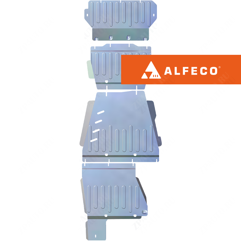 Oting Paladin 2023- V-2,0 4WD комплект из 4-х частей, ALFeco, алюминий, 4 мм, арт. ALF7205al