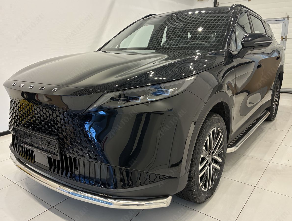 Пороги с накладным листом для автомобиля Omoda C7 2025 арт. CHOC7.25.41